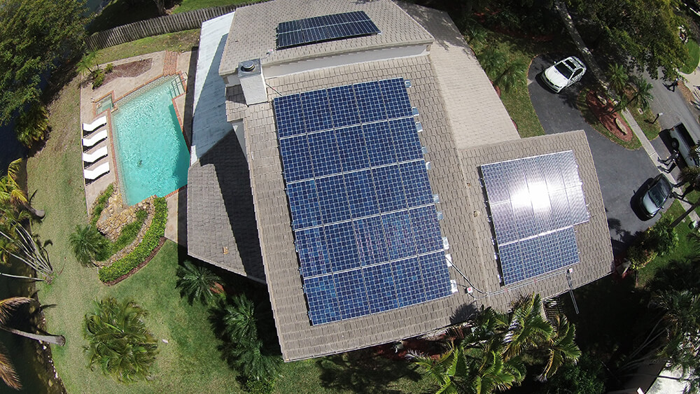 Solar panels in Miami-Dade Country