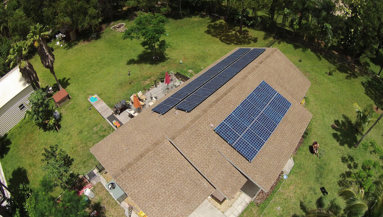 Solar installation for home energy solutions