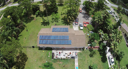 Solar home system installation by a trusted company